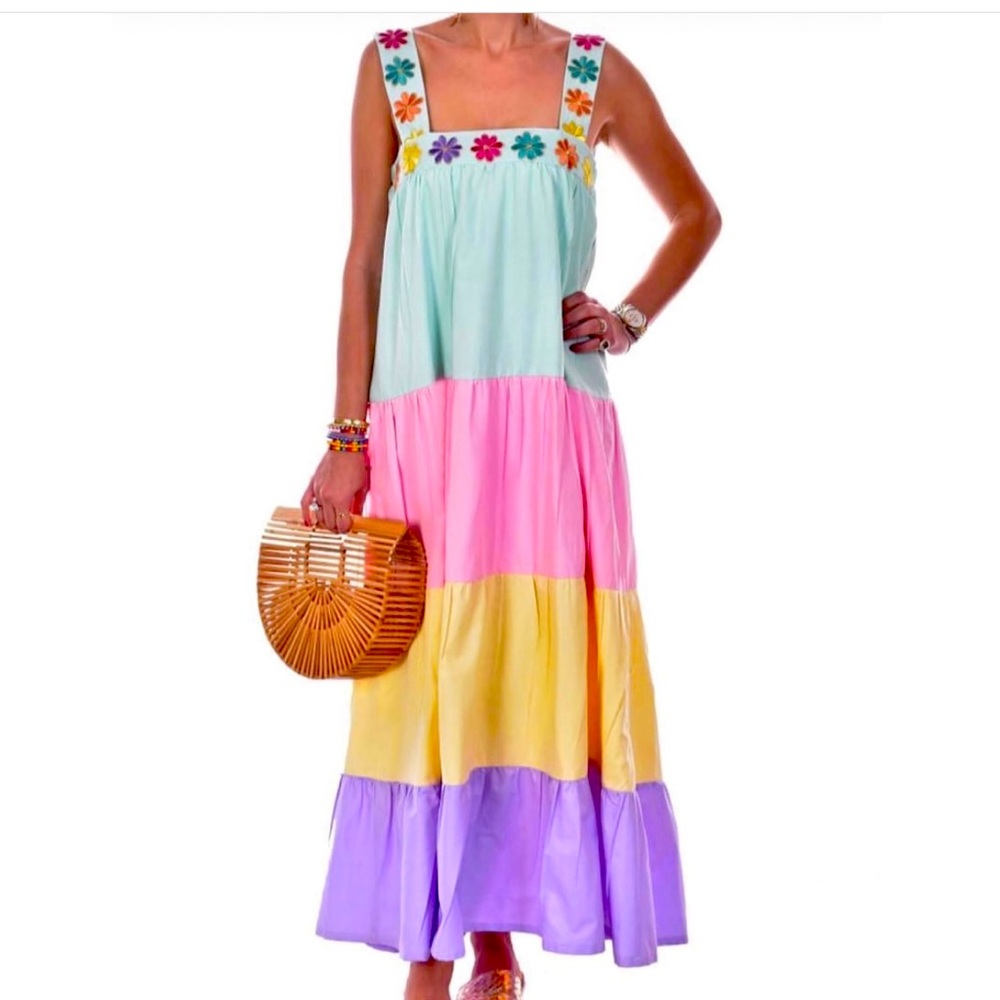 Multi color summer dress